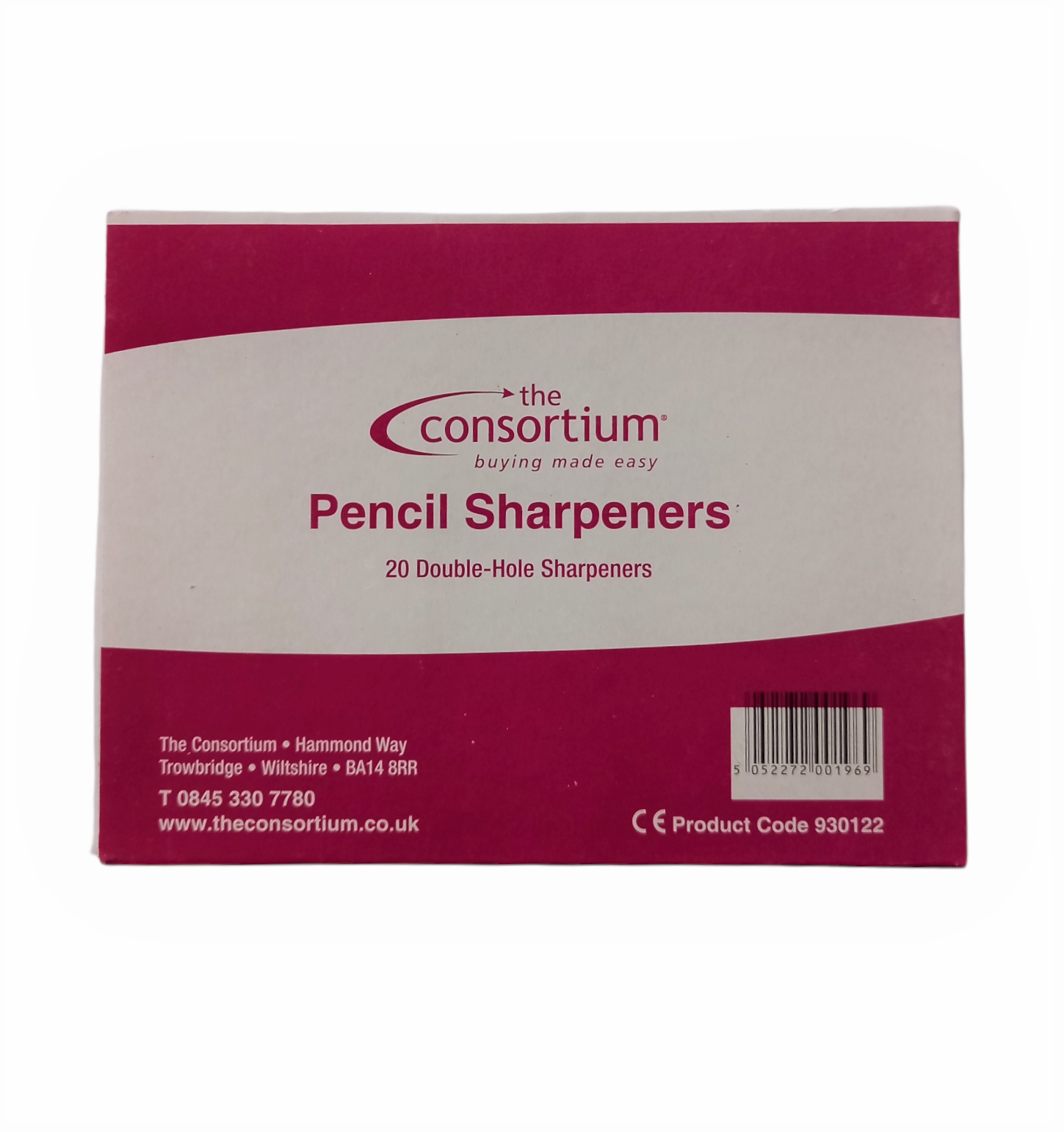 schoolstoreng Metal Wedge Pencil Sharpener Pack of 20